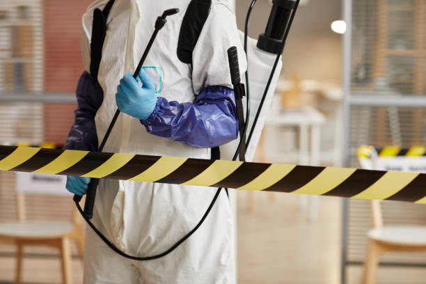 Professional Biohazard technician working in Wells, MN